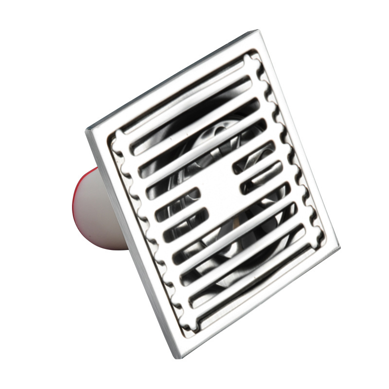 Hot Sale  Stainless Steel Bathroom Shower Floor Drain Reverse Edge Bamboo Row Bathroom Anti-odor Anti-clogging Floor Drain