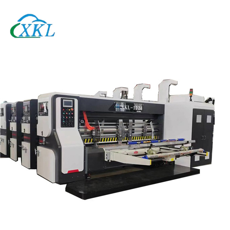 Automatic flexo carton box making machine offset printing slotting die cutting machine