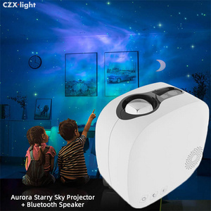 Multi-Color Moving Laser LED Nebula Night Star Projector Light With  Music Speaker For Ceiling For Adults