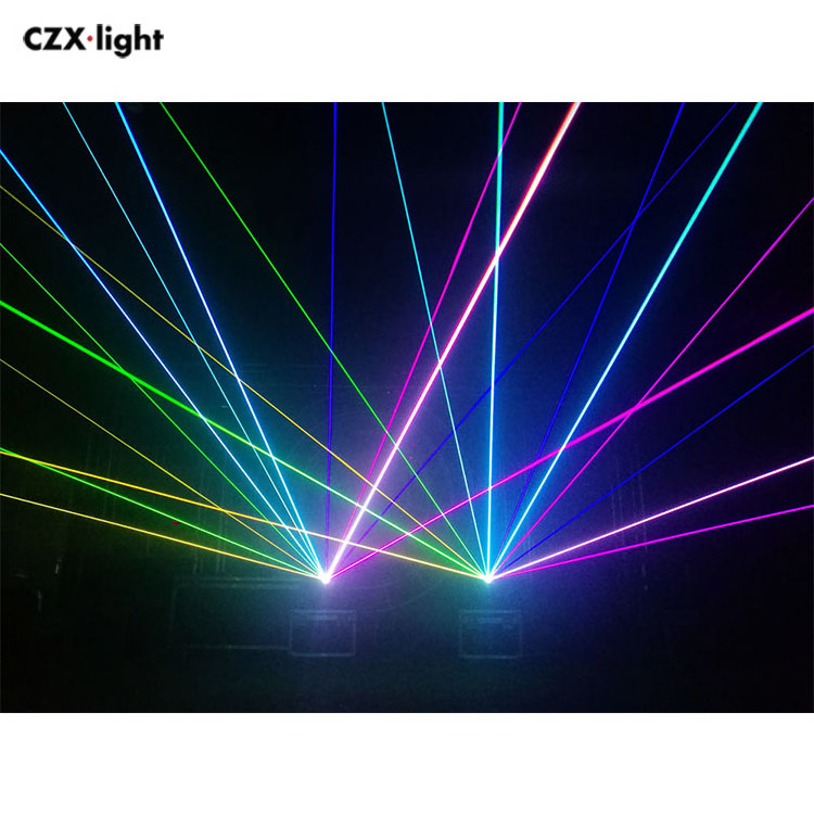 Professional Scanner 3D Animation ILDA DMX Stage Laser 2w night Club Laser Lights Party Dj Luces Para Fiesta rgb laser projector