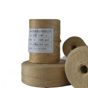 Low price reusable and washable standard quality eco friendly 100% braided jute yarn 8LBS/2PLY (CRX)