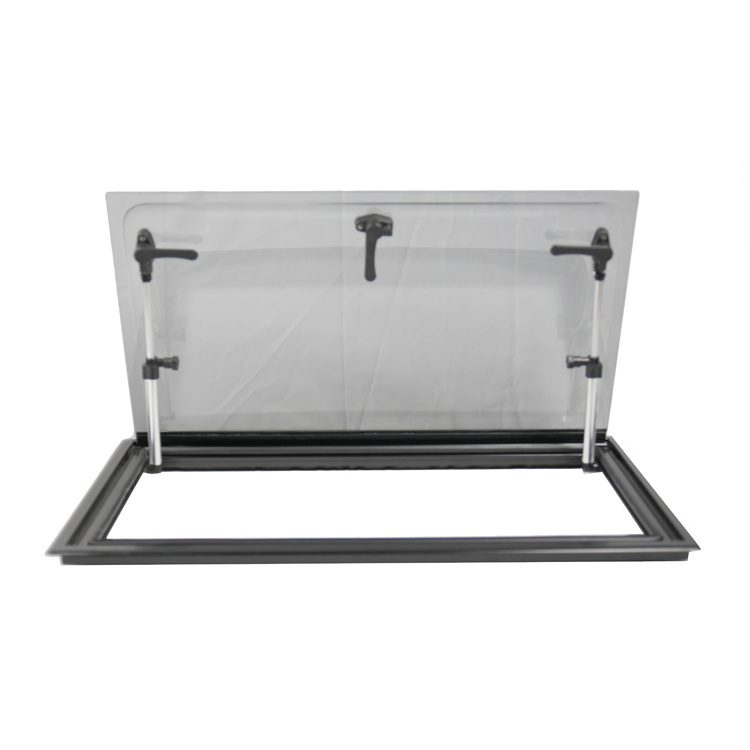 Newly launched 2021 aluminum double glazing acrylic supply desgin RV Caravan Side Windows