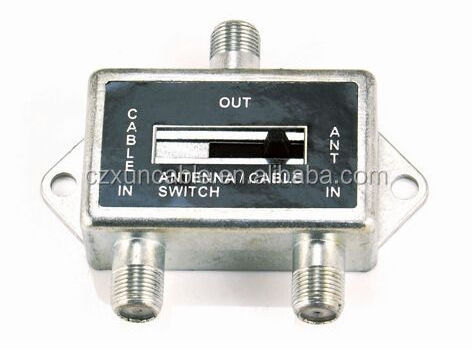 A/B Antenna Cable Switch 5-2500MHz for Cable, Satellite, Antenna