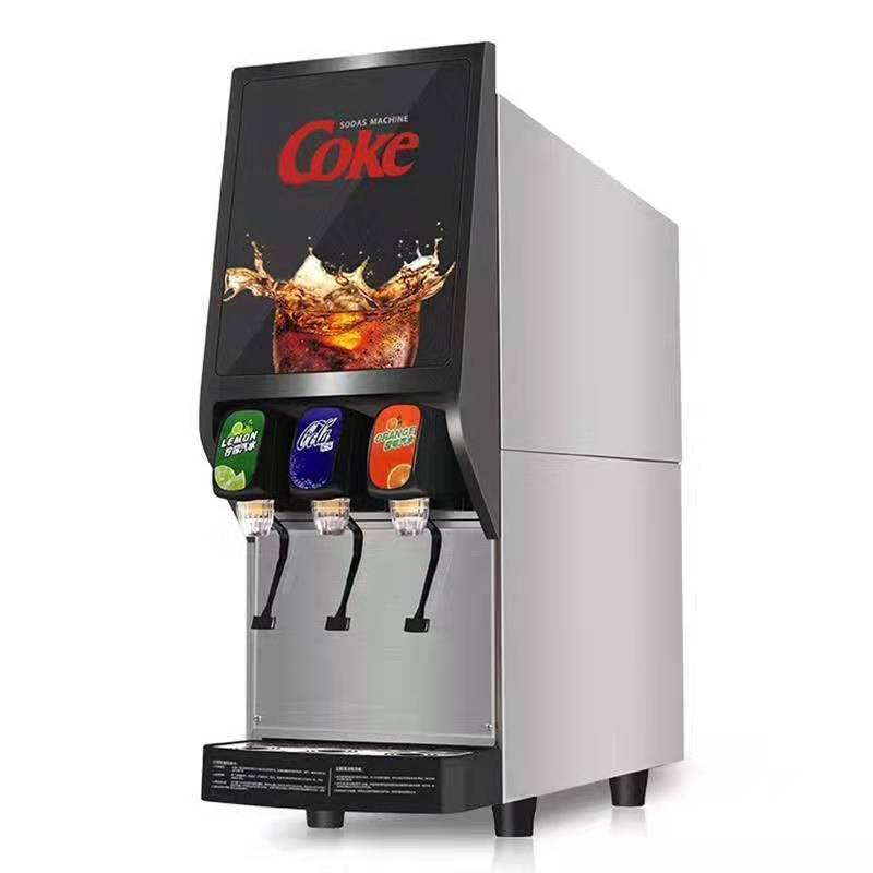 3 pump mix soda fountain dispenser soda drinks dispensing machine