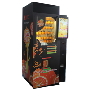 cold fresh orange juice vending dispenser machine