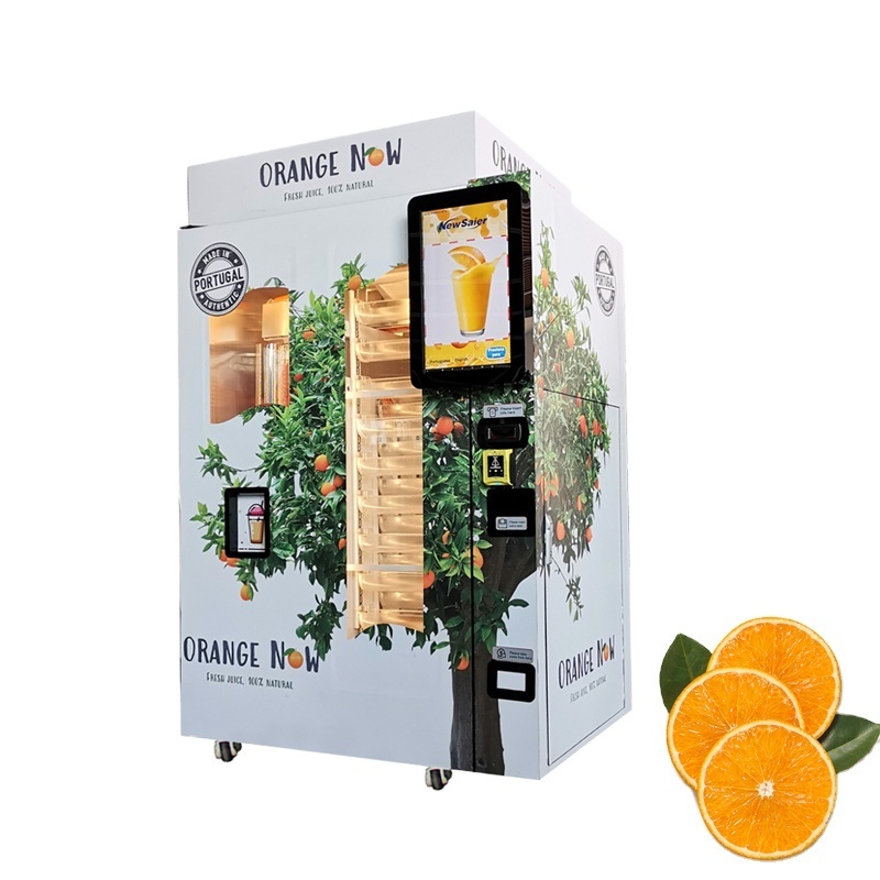 100%authentic fresh orange juice vending machine juicer