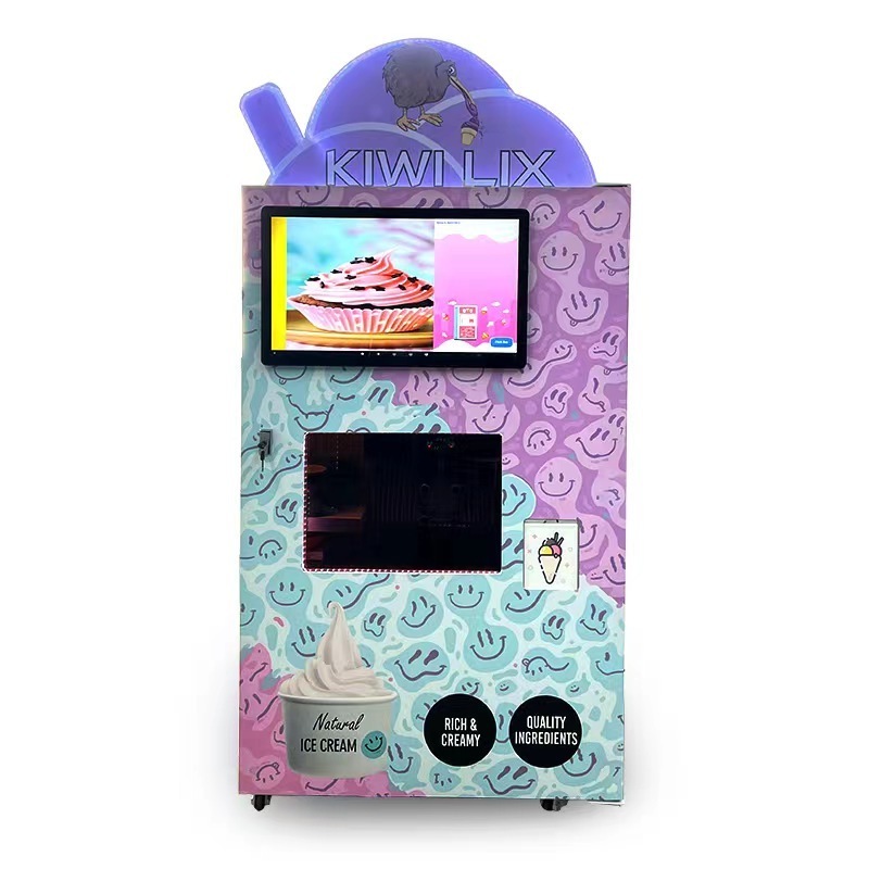 multi flavor soft ice cream machine commercial vending machine