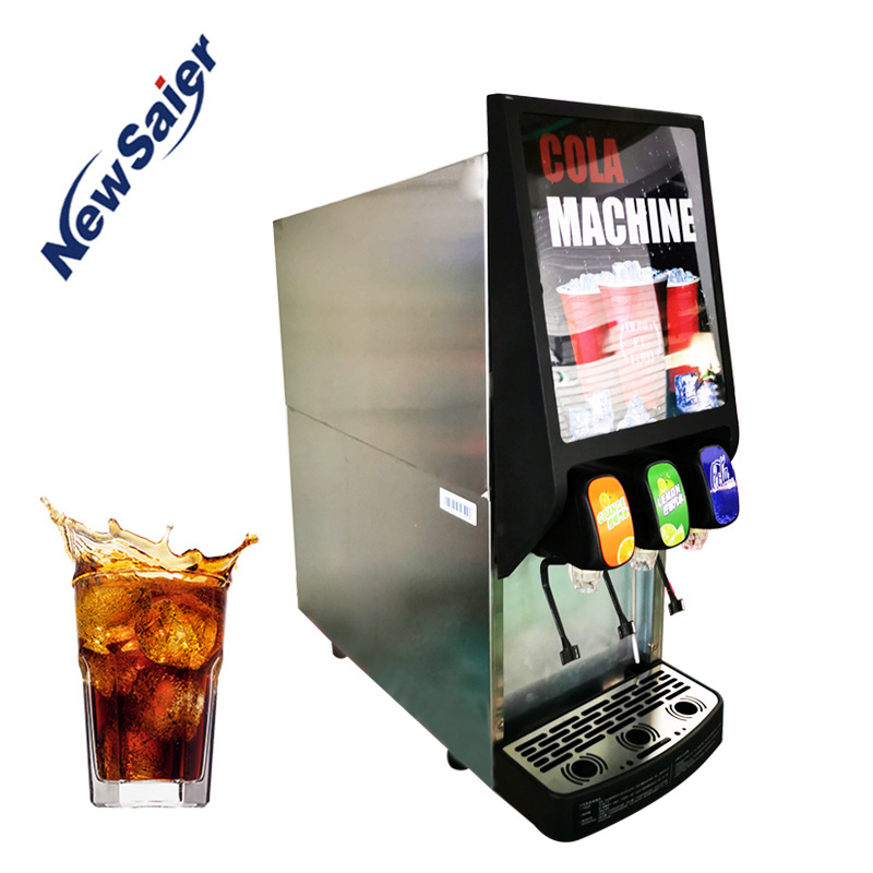 3 pump mix soda fountain dispenser soda drinks dispensing machine