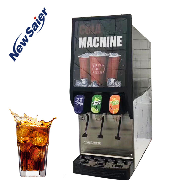 3 pump mix soda fountain dispenser soda drinks dispensing machine