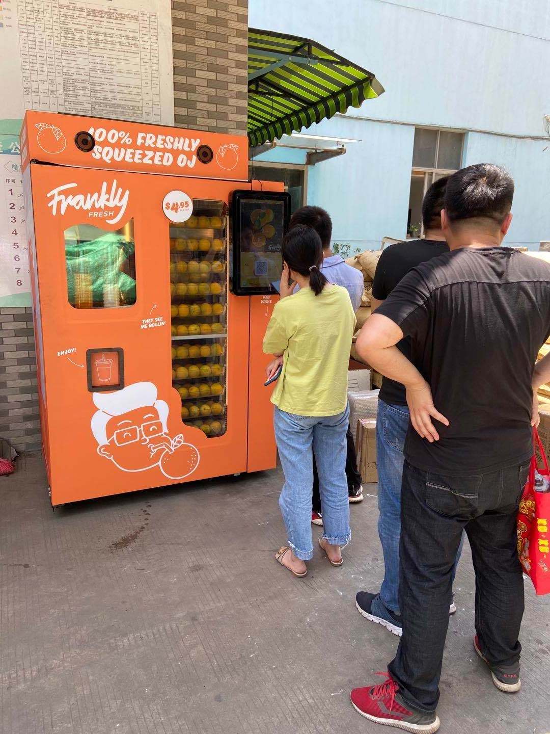 wifi connect orange juicer vending machine automatic