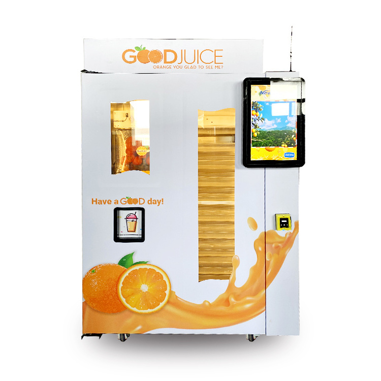 100%authentic fresh orange juice vending machine juicer