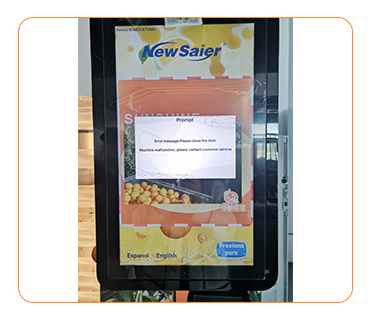 Full-day fresh orange juice vending machine for Shopping Mall