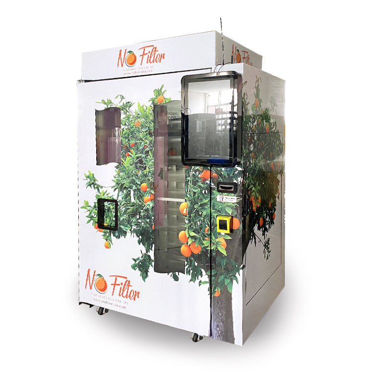 South America hot sale fresh orange juice vending machine for commercial