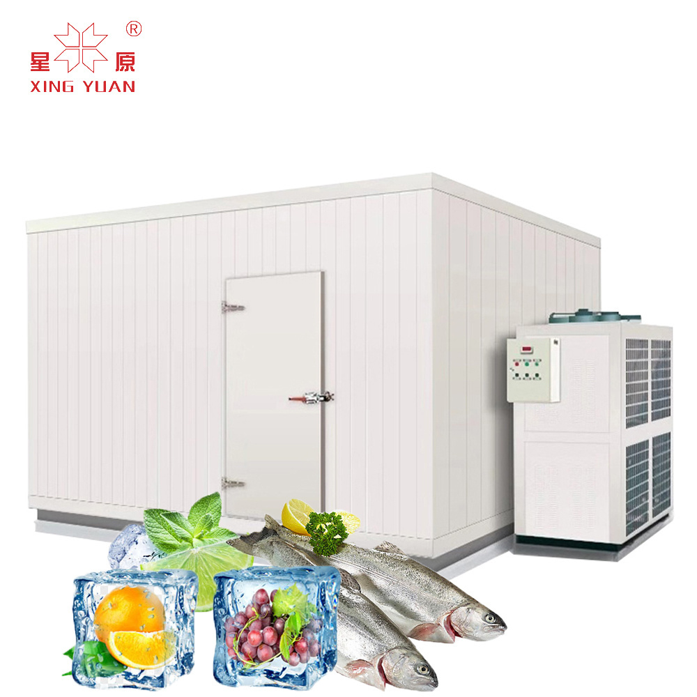 Walk In Freezer For Fish / Refrigerators/ Cold RoomFactory Made ice block cakes cold room refrigerator freezer with blast freeze