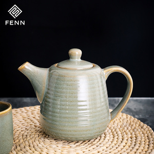 Large custom color Wholesale Custom Logo Ceramic Teapots Porcelain Tea Pot For Loose Tea