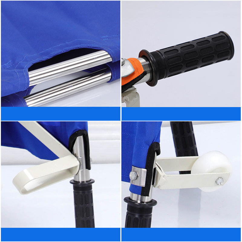 Stretcher Hospital Home Fire Emergency Portable Collapsible Medical Emergency Stretcher