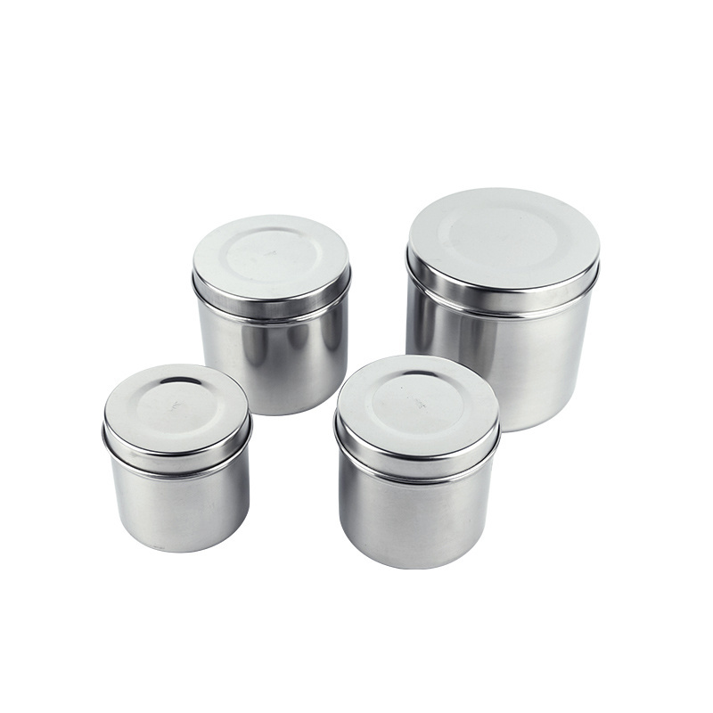 Factory Direct Sale Medical Stainless Steel Alcohol Cotton Jar For Hospital Use