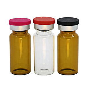 clear 10ml glass vial custom injection 3ml 20 ml Borosilicate medical glass vial 3ml 5ml 2 ml mini Amber Glass Vial