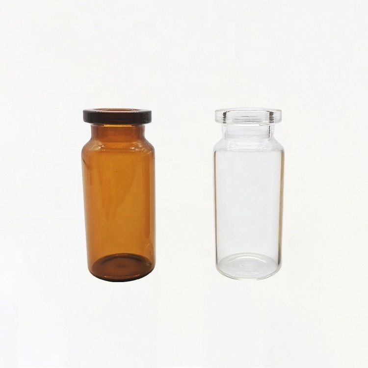 clear 10ml glass vial custom injection 3ml 20 ml Borosilicate medical glass vial 3ml 5ml 2 ml mini Amber Glass Vial