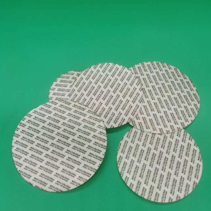 Customized Size round  Self Adhesive Pressure Sensitive Foam Seal Liner For Bottles