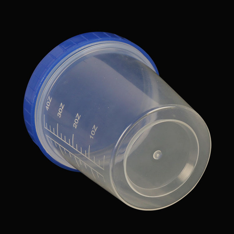 Small 120ml transparent Scale medical Plastic Measuring Cup for hospital