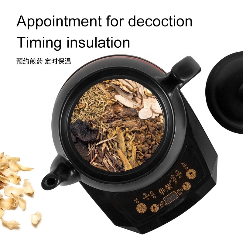 Household 4L Chinese Medicine Full Automatic Kettle Food Cooking Pot Ceramic Temperature Control Electric Kettle