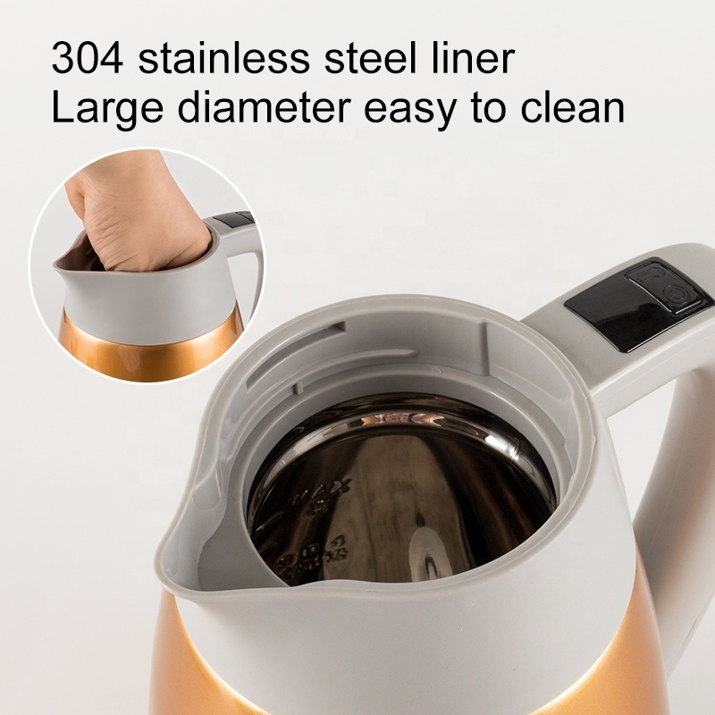 Household Hotel Stainless Steel Hot Water Boiler Vacuum Flask Thermos Fast Boiling 1.5L Electric Kettle