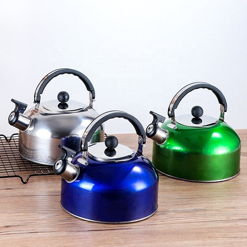 Promotional gift kettle 3/4/5L spherical stainless steel whistle kettle