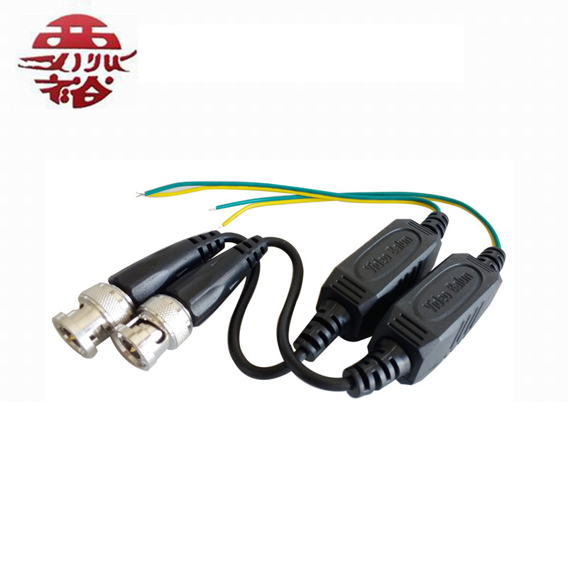 HD Passive Video Balun with Power BNC Connector Adaptor for Video/Monitor