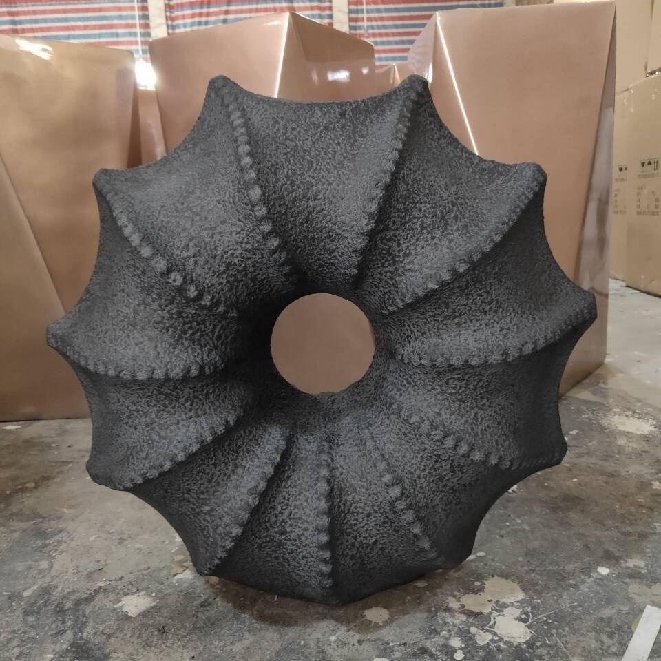 Decorative fiberglass concrete planter molds for garden pot