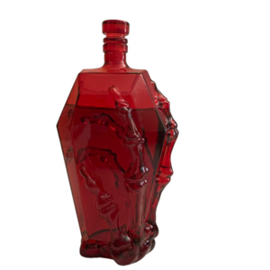 hot sell for skull shape glass decanter as father days gift choose