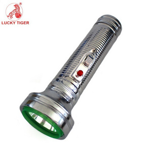 Lucky Tiger Old Style Iron Hand Flashlight LED Iron torch