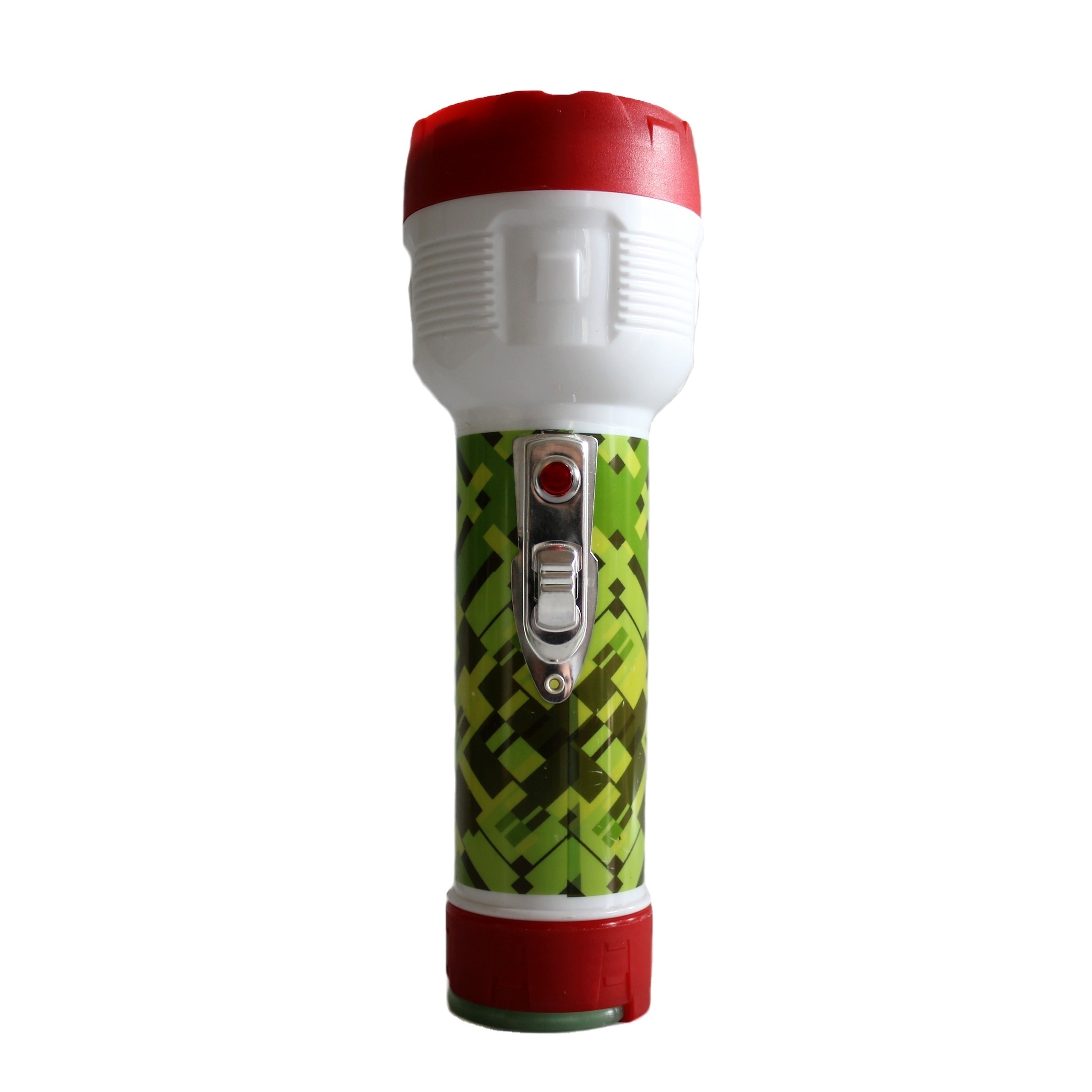 2020 Free Sample Smile Lucky Tiger Flashlight Rechargeable Metal Torch With LED Light