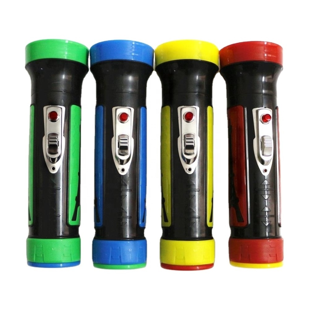 Solar Camping Torch Tiger Fire Flashlight