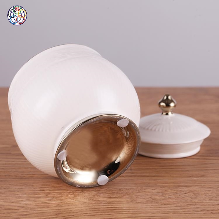 Yongsheng Promotion porcelain ceramic canister storage jars tea jar with lid