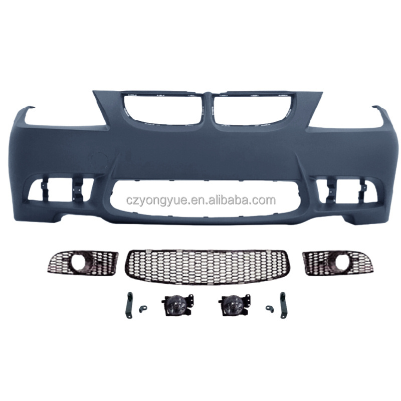 E90 Facelift Front and Rear Bumper M Sport M3 Bodykit Body Kit for BMW 3 Series E90 320i 2005 2006 2007 2008 2009 2010 2011 2012