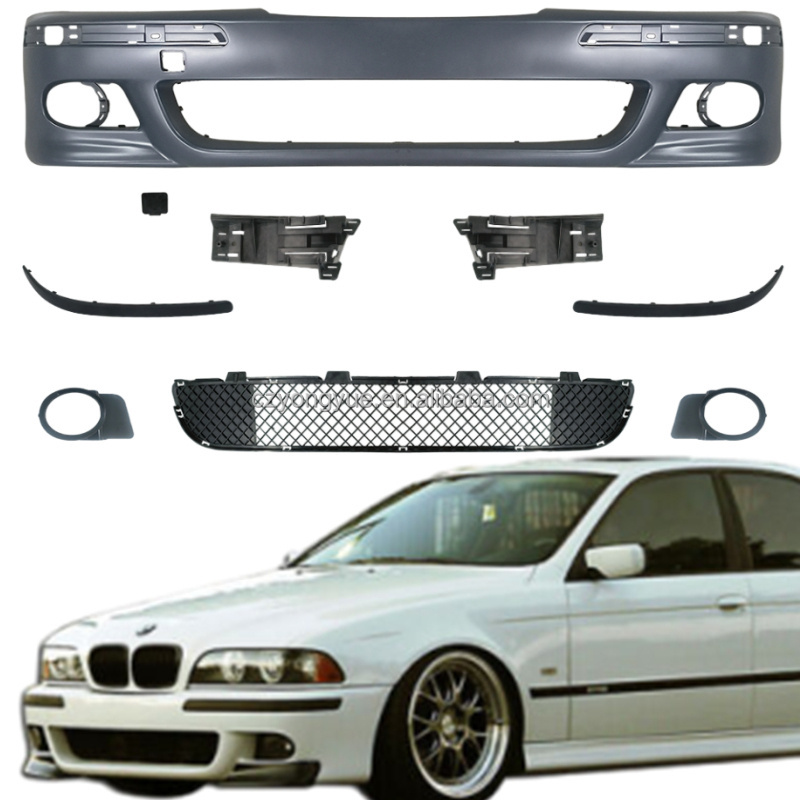 E39 M5 Style Front Bumper Cover Car Kits Carbon Car Bumpers M 5 Front Bumper for BMW 5 Series E39 1997 1998 1999 2001 2002 2003