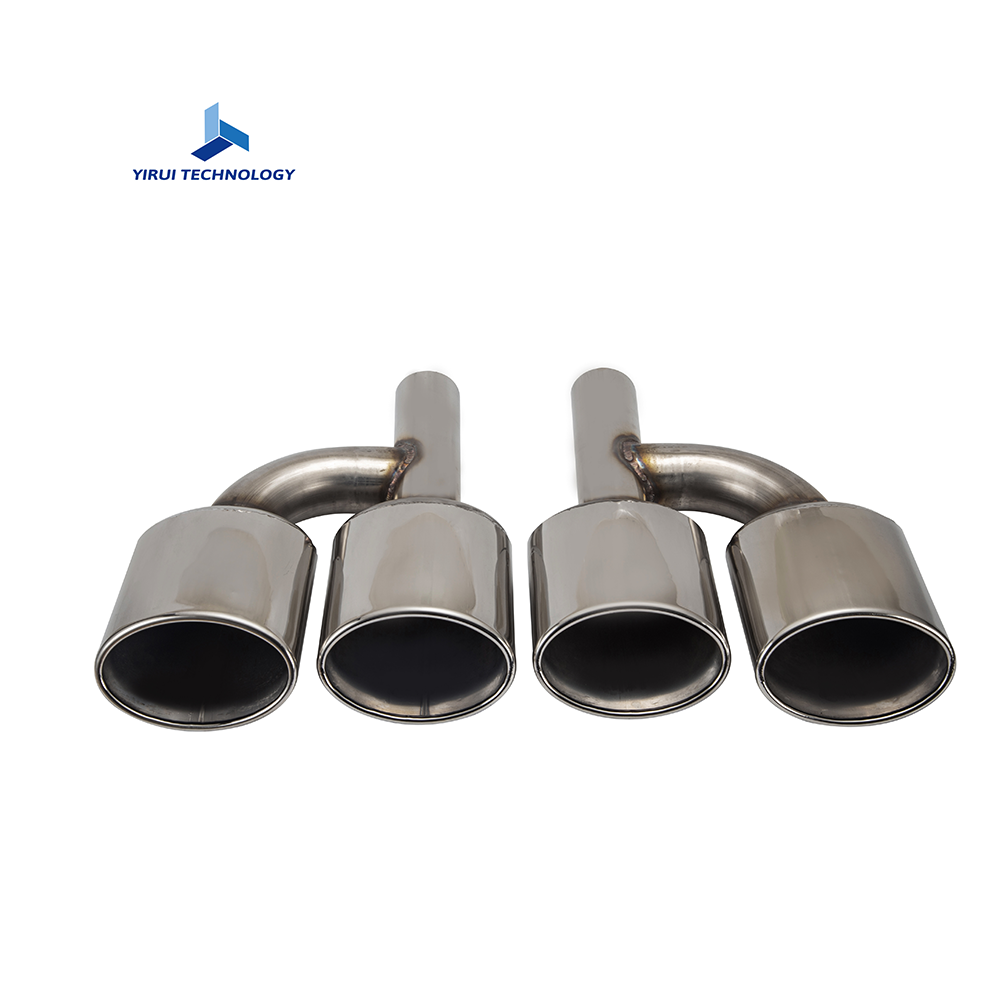 Split Ellipse No. 3 Car Muffler Pipe Exhaust Pipe Tailpipe Exhaust For Mercedes Benz W204-W212 Upgrade C63-E63