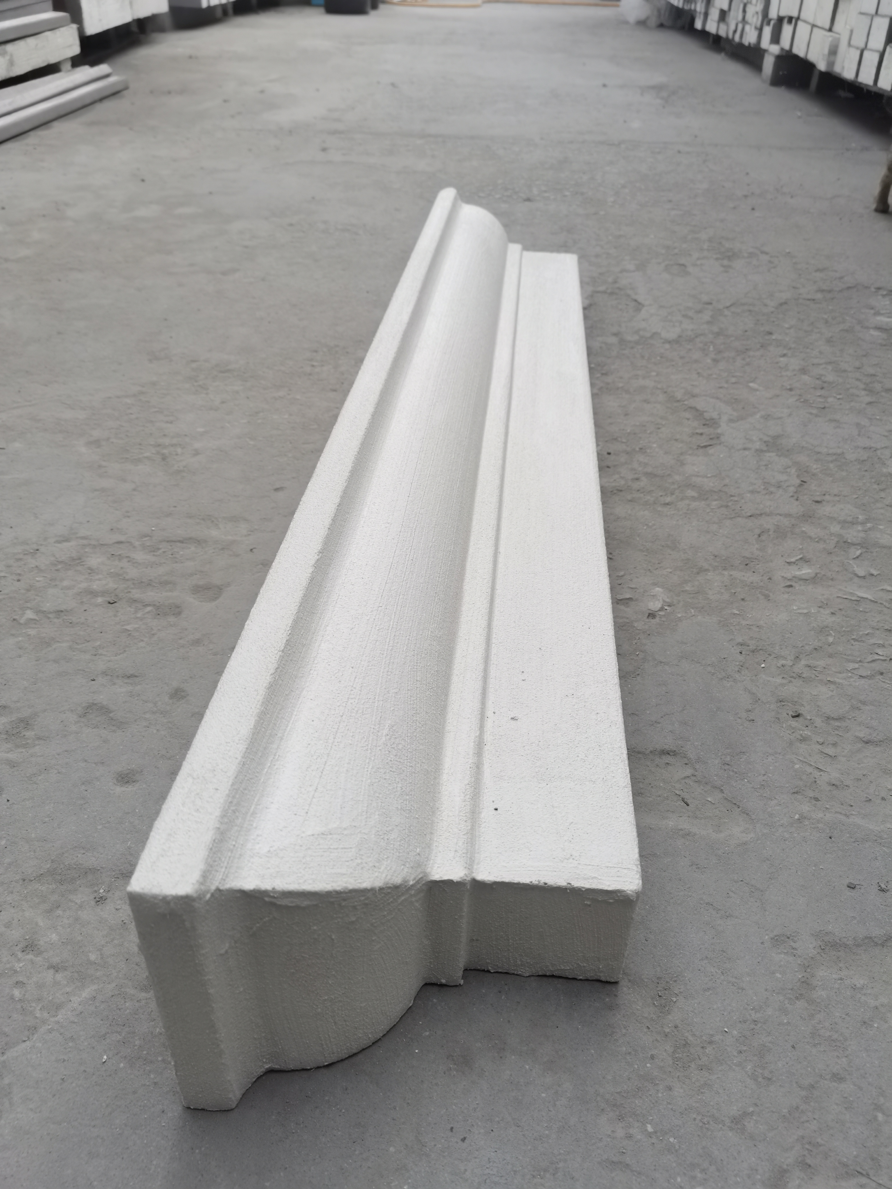 Home Exterior Window Sill Decoration High Density EPS Moulding Trim