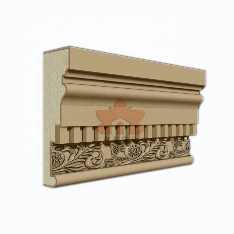 Cheap external crown molding decorative cornice lines, villas, hotels, shops external decorative relief