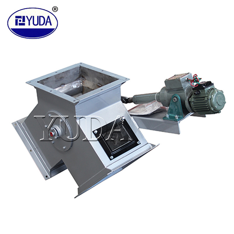 YUDA 3 Way Diverter Valve For Powder Valve Diverting 3 Way Stainless Steel Two Way Diverter Valve