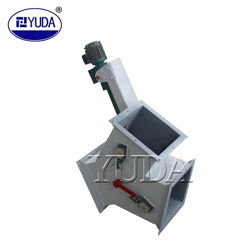 YUDA 3 Way Diverter Valve For Powder Valve Diverting 3 Way Stainless Steel Two Way Diverter Valve