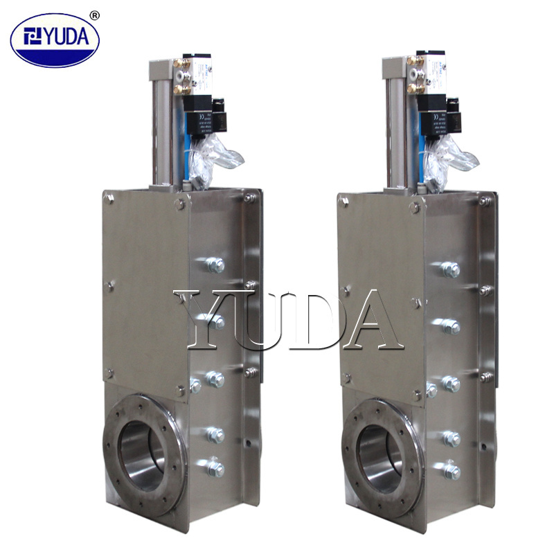 YUDA Supply Customized Manual Slide Valve Carbon Steel Penstock Valve Sluice Gate Valve Manufacture