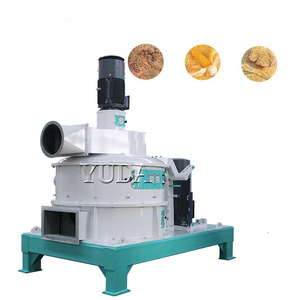 YUDA 5-8t/h New SWFL Floating Fish / Shrimp / Pet Feed Pulverizer Aquatic Fish Feed Ultra Grinder Vertical Grinder