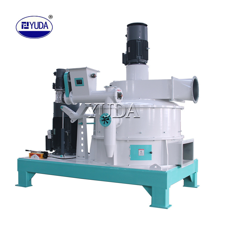 YUDA 5-8t/h New SWFL Floating Fish / Shrimp / Pet Feed Pulverizer Aquatic Fish Feed Ultra Grinder Vertical Grinder