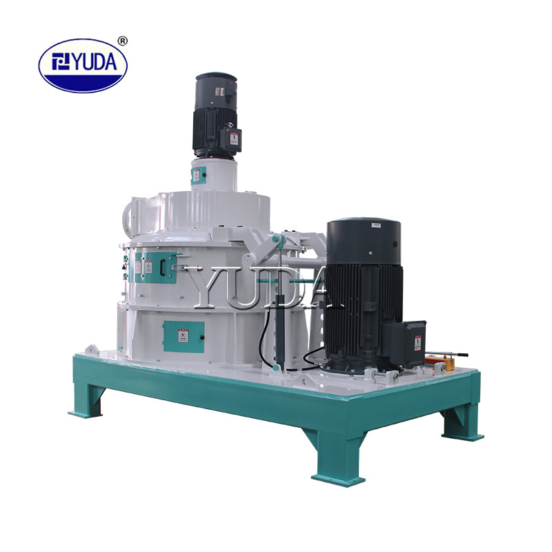 YUDA 5-8t/h New SWFL Floating Fish / Shrimp / Pet Feed Pulverizer Aquatic Fish Feed Ultra Grinder Vertical Grinder