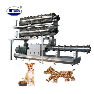 10-15 ton/h Custom Design Automatic Dog Cat Fish Pet Food Making Machine Processing Extruder Production Line