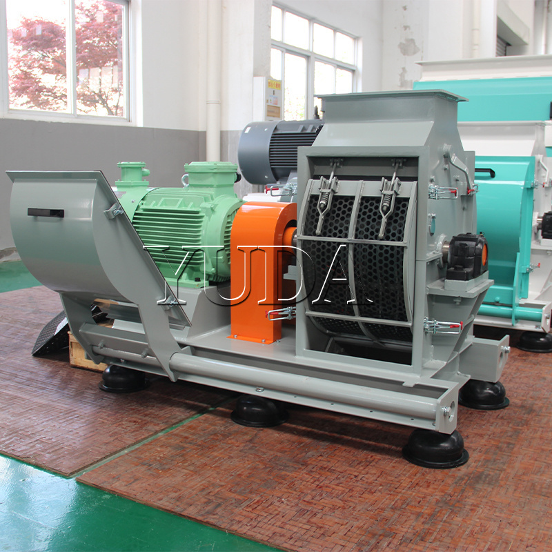 YUDA Factory sale animal feed hammer mill grain grinding mill