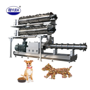 YUDA 2ton/h Animal Pet Catfish Shrimp Food Making Extruder Floating Fish Feed Pellet Machine