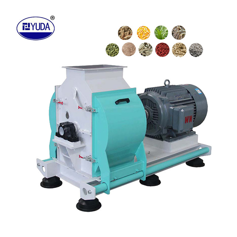 Machine for chicken feed grinder / chicken poultry farm feed mill machine / High Quality Efficient animal feed crushing machine